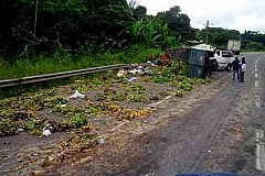Axe Sinfra-Yamoussoukro : Des hommes armés tirent sur un camion de bananes et font cinq blessés